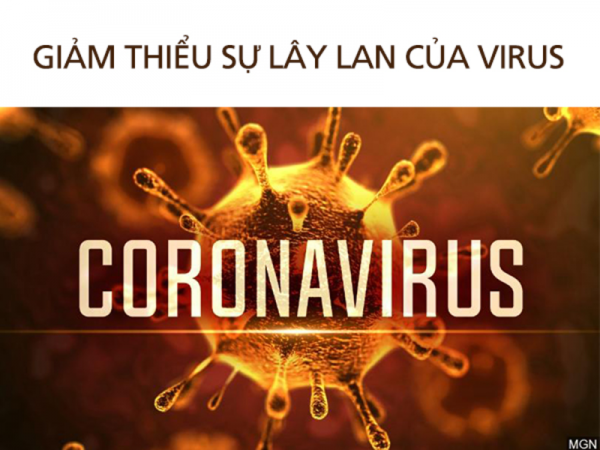 Giảm thiểu sự lây lan của virus Corona